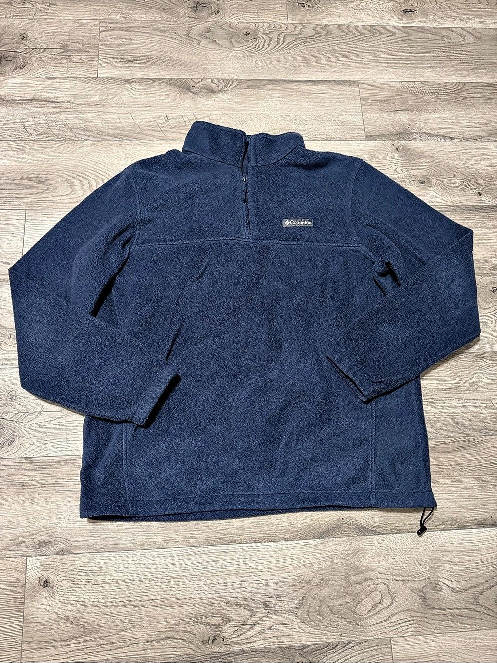 Columbia Mountain Half Zip Fleece Pullover Blue XL